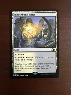 Bleachbone Verge 0250 Reg Rare Land MTG Aetherdrift NM - Image 1