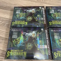 Magic The Gathering Secrets of Strixhaven Collector Booster Omega **LOT OF 4** - Image 2