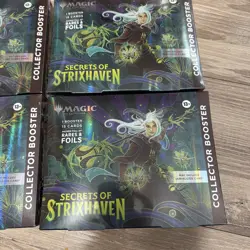 Magic The Gathering Secrets of Strixhaven Collector Booster Omega **LOT OF 4** - Image 3