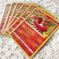 (6) Ho-Oh 001/025 Pokemon Celebrations 25th Anniversary Holo Rare Card - Image 2