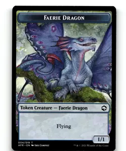 Faerie Dragon Token T Adventures in the Forgotten Realms 4 NM - Image 1