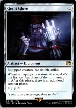 Genji Glove 258 R FINAL FANTASY Magic: The Gathering NM/M - Image 1