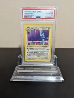 1999 POKEMON DRAGONAIR BASE SET 1ST EDITION #18 PSA 10 GEM MINT - Image 3