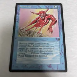 Magic the Gathering ~ MTG ~ Boomerang ~ LEGENDS ~ Moderate Play x4 - Image 3