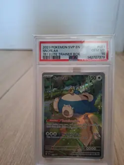 Pokemon Snorlax 151 MEW EN ETB Promo SVP EN 051 PSA 10 Gem Mint - Image 2