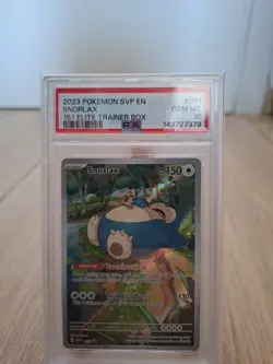 Pokemon Snorlax 151 MEW EN ETB Promo SVP EN 051 PSA 10 Gem Mint - Image 3
