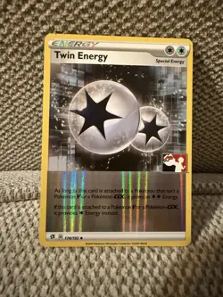 Twin Energy 174/192 Play! Prize Pack Series 1 Holo Pokemon - Image 1