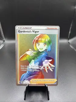 Gardenia's Vigor 202/189 Pokemon TCG Astral Radiance Full Art Rainbow NM - Image 1