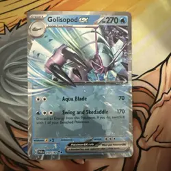 Golisopod ex Pokemon Paradox Rift 050/182 Double Rare NM - Image 1