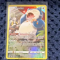 Pokemon Snorlax TG10/TG30 Lost Origin Trainer Gallery Holo Full Art UR Eng 2022 - Image 4