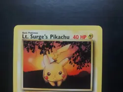 Pokemon - Lt. Surge's Pikachu 84/132 Common Gym Challenge - Image 2