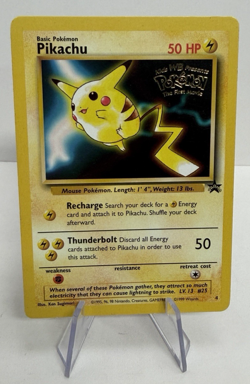Pokemon TCG Pikachu Black Star Promo - 1999 - WB The First Movie LP - Image 1