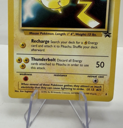 Pokemon TCG Pikachu Black Star Promo - 1999 - WB The First Movie LP - Image 2