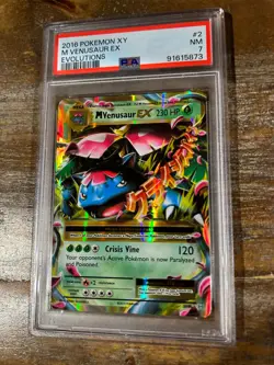 Pokemon 2016 XY Evolutions M VENUSAUR EX #2 PSA 7 Near Mint RARE - Image 1