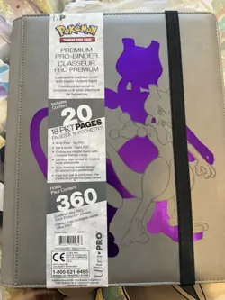 Ultra Pro Mewtwo Pokemon Binder * Brand New * - Image 1