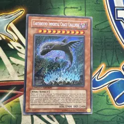 Yugioh! Earthbound Immortal Chacu Challhua CT06-ENS03 Secret Rare Limited Ed MP - Image 1