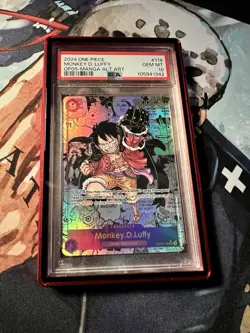 2024 ONE PIECE MANGA ALTERNATE ART OP09-119 MONKEY D. LUFFY PSA 10 - Image 1