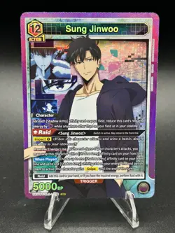 Union Arena Sung Jinwoo (022) - SR SOLO LEVELING (UE17BT) NM - Image 1