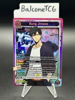 Union Arena Sung Jinwoo (022) - SR SOLO LEVELING (UE17BT) NM - Image 2