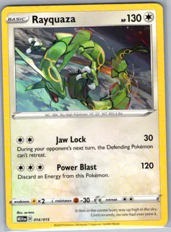 Rayquaza 014/015 Non Holo McDonald's Promos 2024 - Pokemon Card - NM - Image 1