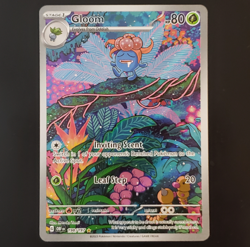 Gloom 198/197 Obsidian Flames (OBF) NM Illustration Rare Pokemon Card - Image 1