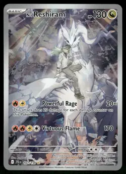 Pokemon Cards N's Reshiram 167/159 Journey Together Illustration Rare NM *2 - Image 1