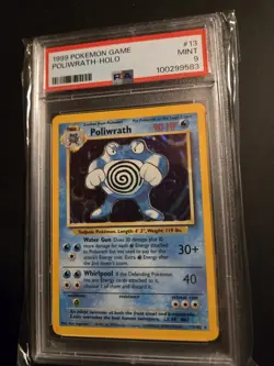1999 Poliwrath Holo #13 Base Set PSA 9 Vintage Pokemon Card Original 151 - Image 1
