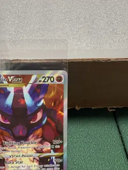 Pokemon TCG: Lucario VSTAR SWSH291 SWSH: Sword & Shield Promo Card Holo Sealed - Image 3
