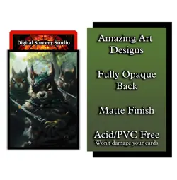 Digital Sorcery Studio Squirrel General Card Game Sleeves - - Image 3