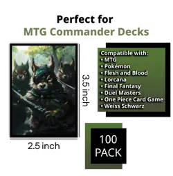 Digital Sorcery Studio Squirrel General Card Game Sleeves - - Image 4