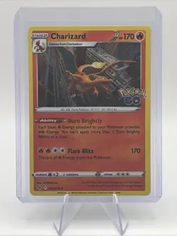 Pokemon Go Charizard Holo Rare TCG Card 010/078 Near Mint Condition - Image 1