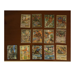 Pokemon EX Mega Full Art Holo Foil Card Lot 12 XY Primal Clash Rayquaza Victini - Image 1