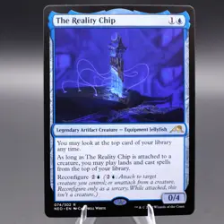 The Reality Chip Normal 74 NEO Kamigawa: Neon Dynasty NM MTG - Image 1