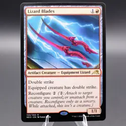 Lizard Blades Normal 153 NEO Kamigawa: Neon Dynasty NM MTG - Image 1