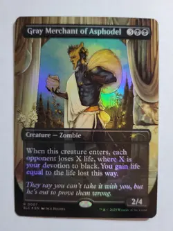Magic the Gathering - Secret Lair Gray Merchant of Asphodel (Foil) 0007 - Image 1