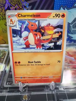 Charmeleon 027/197 Common NM Pokemon TCG Scarlet & Violet Obsidian Flames - Image 1