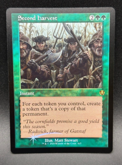 MTG Second Harvest R Innistrad Remastered #417 FOIL - Image 1