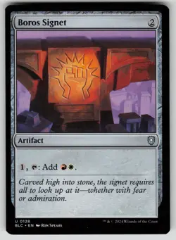 Boros Signet Normal U Commander: Bloomburrow 128 NM - Image 1