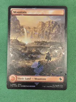 MTG Final Fantasy Chocobo Track Stamped Foil Lands Set Of 10 Magic The Gathering - Image 4