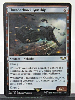 MTG Thunderhawk Gunship Universes Beyond: Warhammer 40K NM - Image 1