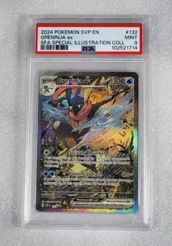 Greninja ex SVP 132 PSA 9 MINT Special Illustration Rare Promo Pokemon TCG - Image 1
