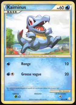 Carte Pokemon Kaiminus 86/123 HeartGold SoulSilver Francais - Image 1