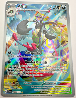 Pokemon Karte TCG Affiti 223/193 Entwicklungen in Paldea Holo Deutsch NM - Image 1