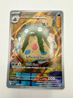 Pokemon Karte TCG Garbodor 141/086 Schwarze Blitze Full Holo Rare Englisch NM - Image 2