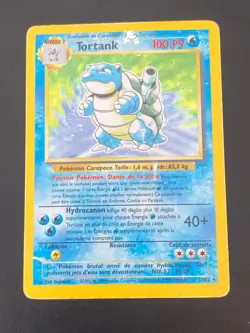 CARTE POKEMON TORTANK 2/102 HOLO SET DE BASE - PL - Image 1