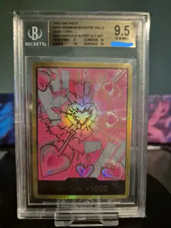 One Piece TCG DON! Boa Hancock Gold BGS Beckett 9,5 - Image 1