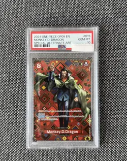 One Piece Monkey D. Dragon OP07-015 SP PSA 10 - OP09 TCG - Image 1