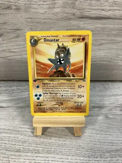 Omastar 43/75 Neo Discovery LP/EX Pokemon Card - Image 1