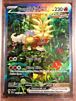 Gouging Fire EX SIR #204 - PSA GEM MT 10 - 2024 SV Temporal Forces - Pokemon TCG - Image 2