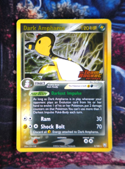 Dark Ampharos 2/109 EX Team Rocket Returns 2004 Pokemon Holo - Image 1
